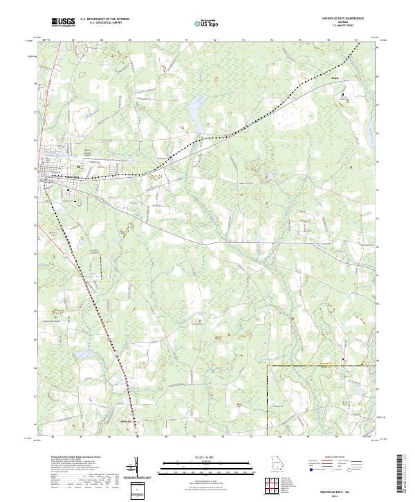 Nashville East, GA — USGS 7.5-minute topo (2024)