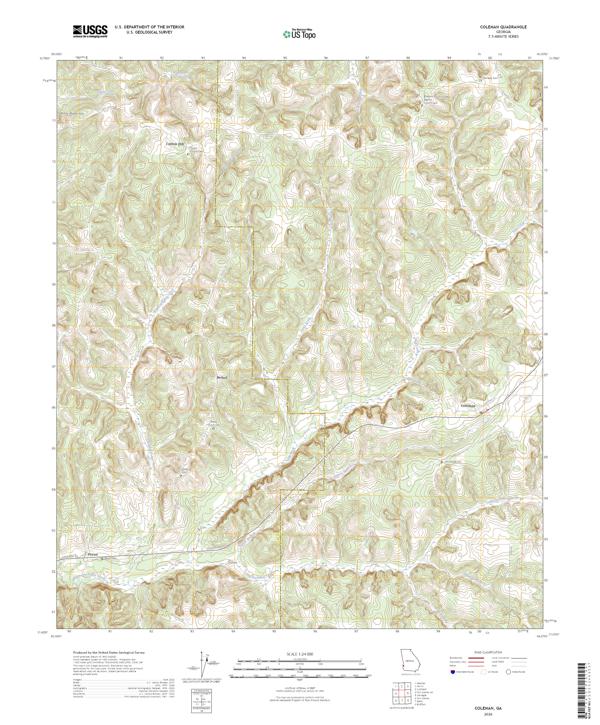 Coleman, GA — USGS 7.5-minute topo (2026)