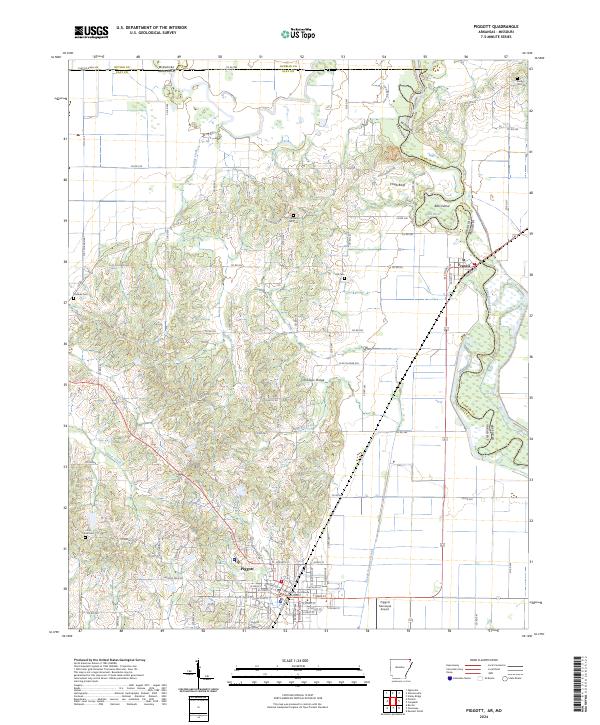 Piggott, AR-MO — USGS 7.5-minute topo (2024)