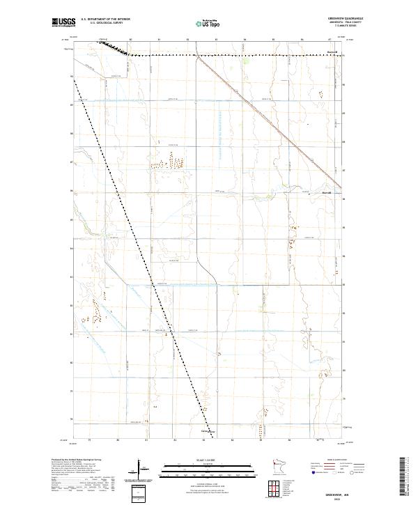 Greenview, MN — USGS 7.5-minute topo (2022)