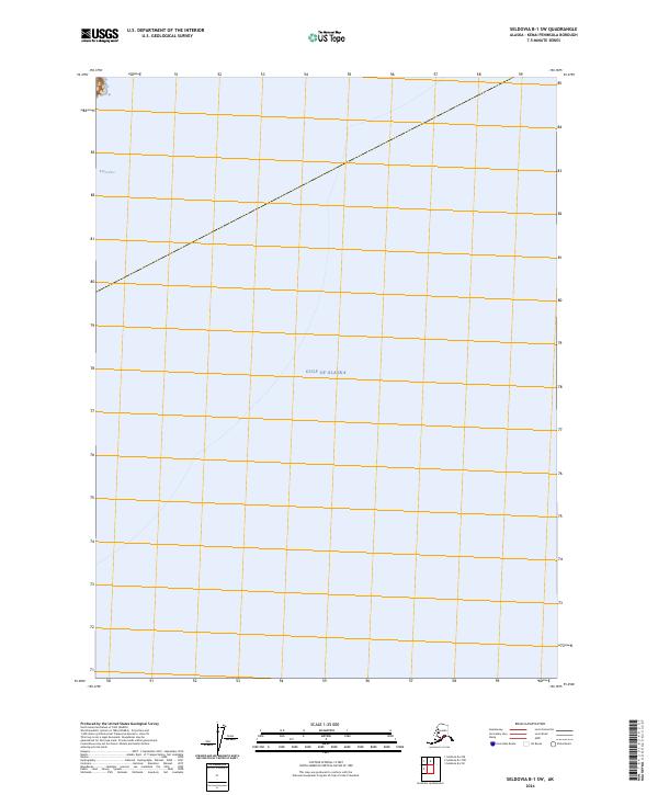 Seldovia B-1 SW, AK — USGS 7.5-minute topo (2024)