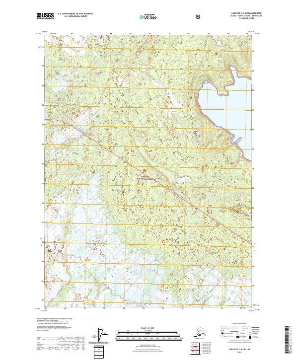 Yakutat C-4 SW, AK — USGS 7.5-minute topo (2021)