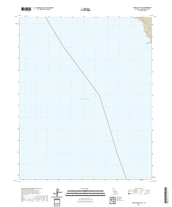 Lopez Point OE W, CA — USGS 7.5-minute topo (2021)