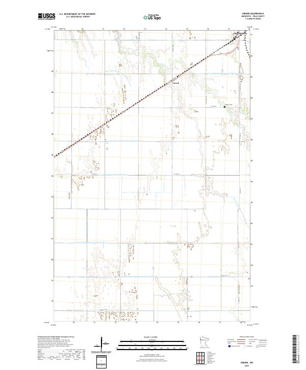 Girard, MN — USGS 7.5-minute topo (2022)
