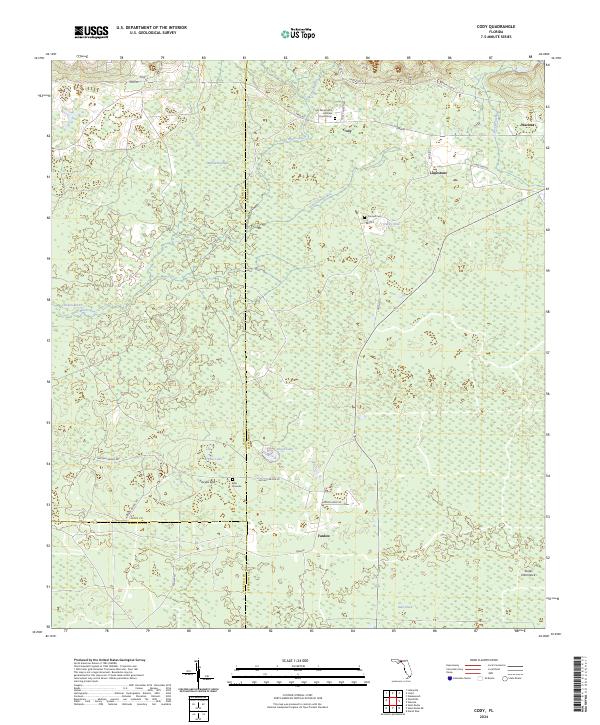 Cody, FL — USGS 7.5-minute topo (2024)