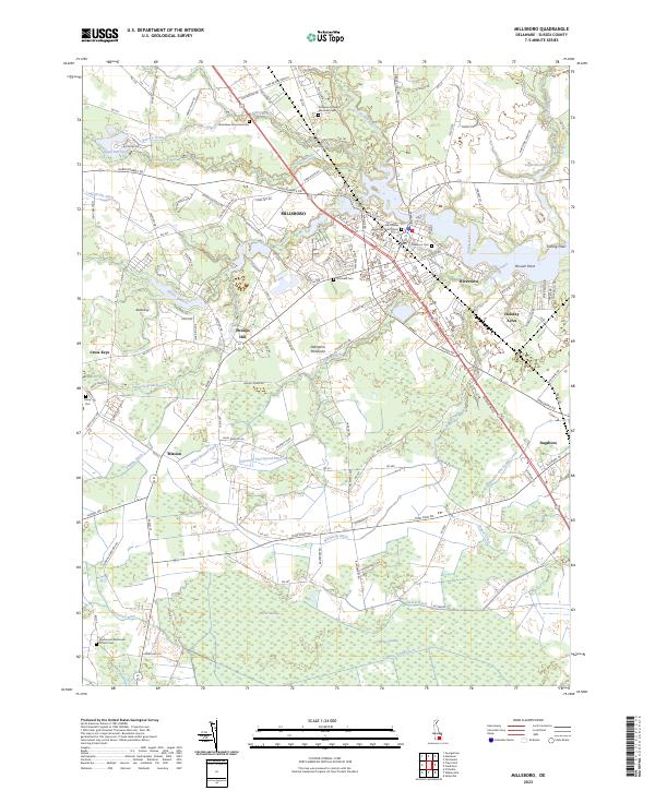 Millsboro, DE — USGS 7.5-minute topo (2023)