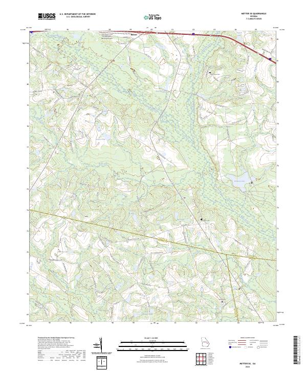 Metter SE, GA — USGS 7.5-minute topo (2024)