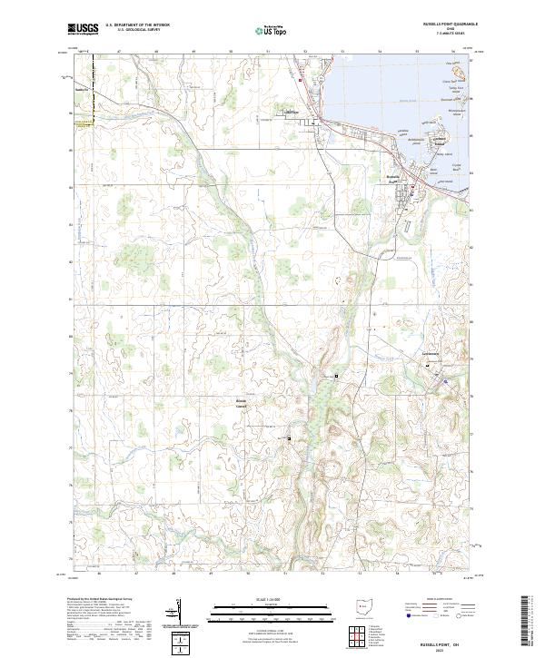 Russells Point, OH — USGS 7.5-minute topo (2023)