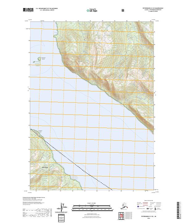 Petersburg D-3 SE, AK — USGS 7.5-minute topo (2024)