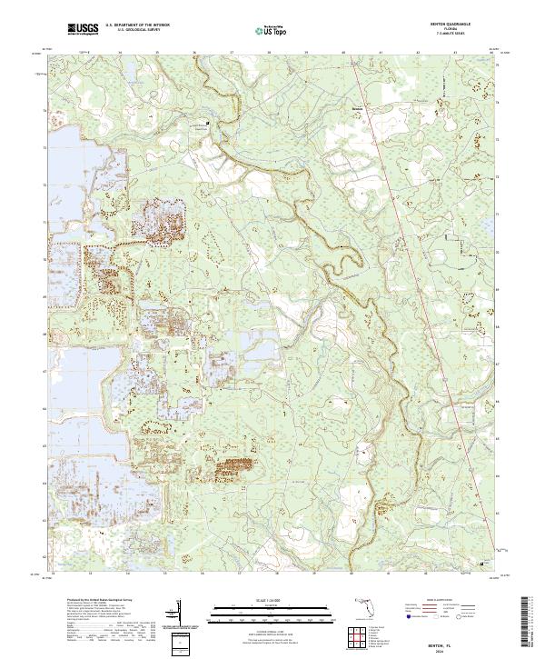Benton, FL — USGS 7.5-minute topo (2024)