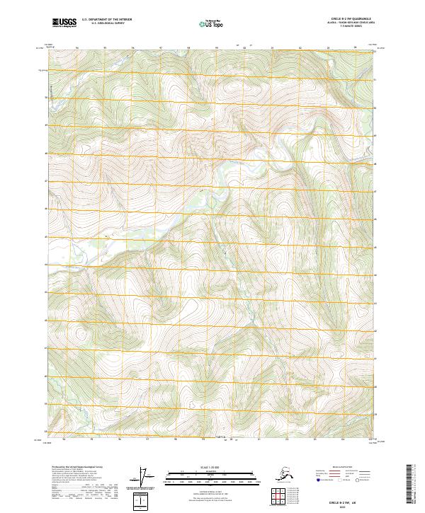 Circle B-2 SW, AK — USGS 7.5-minute topo (2023)