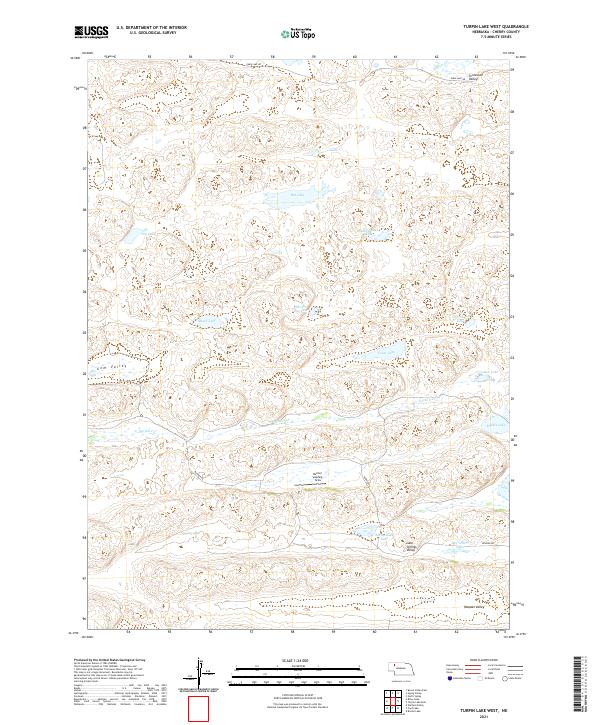 Turpin Lake West, NE — USGS 7.5-minute topo (2021)