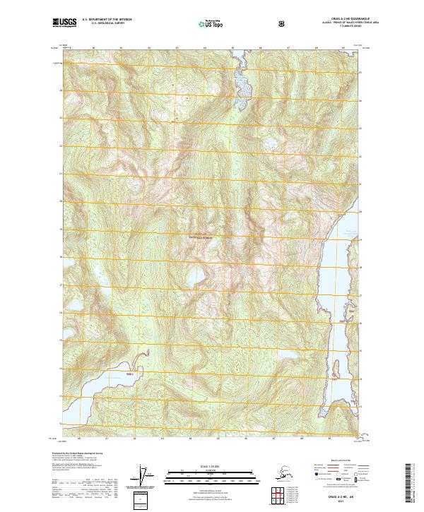 Craig A-2 NE, AK — USGS 7.5-minute topo (2021)