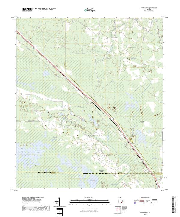 Fort Mudge, GA — USGS 7.5-minute topo (2024)