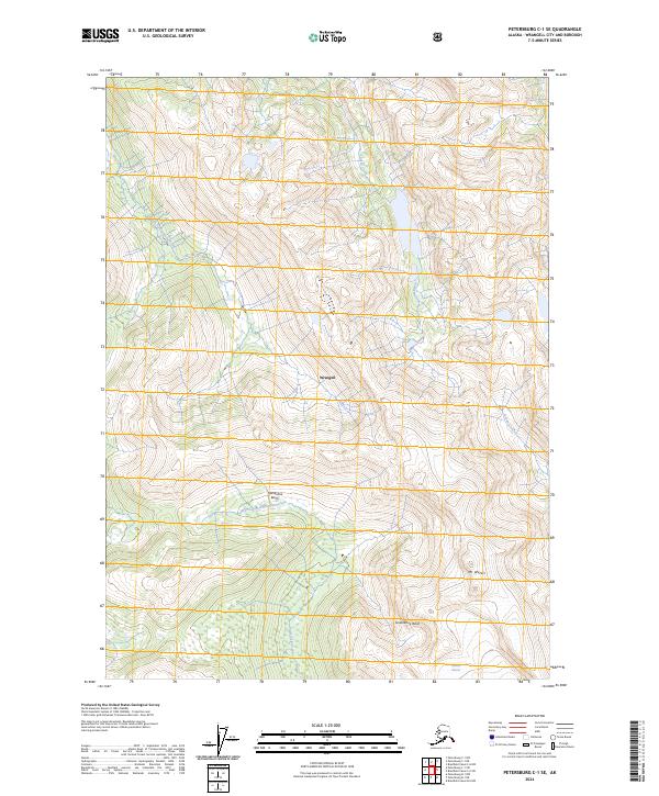 Petersburg C-1 SE, AK — USGS 7.5-minute topo (2024)
