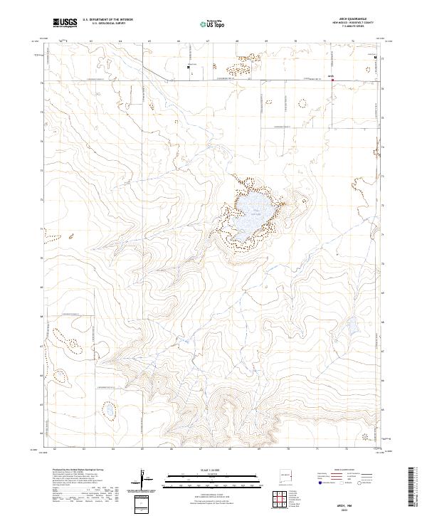 Arch, NM — USGS 7.5-minute topo (2023)