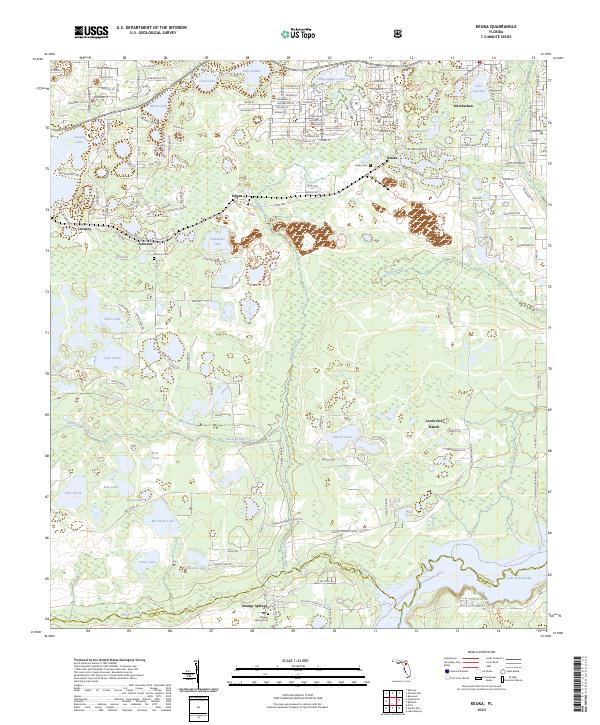 Keuka, FL — USGS 7.5-minute topo (2024)