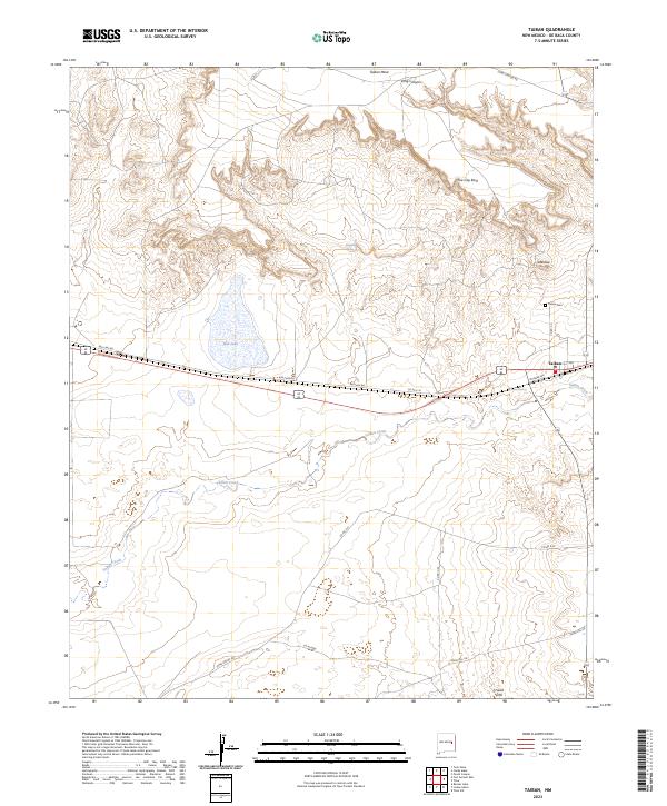 Taiban, NM — USGS 7.5-minute topo (2023)