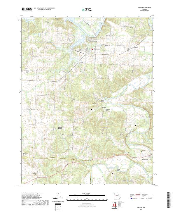 Roscoe, MO — USGS 7.5-minute topo (2021)