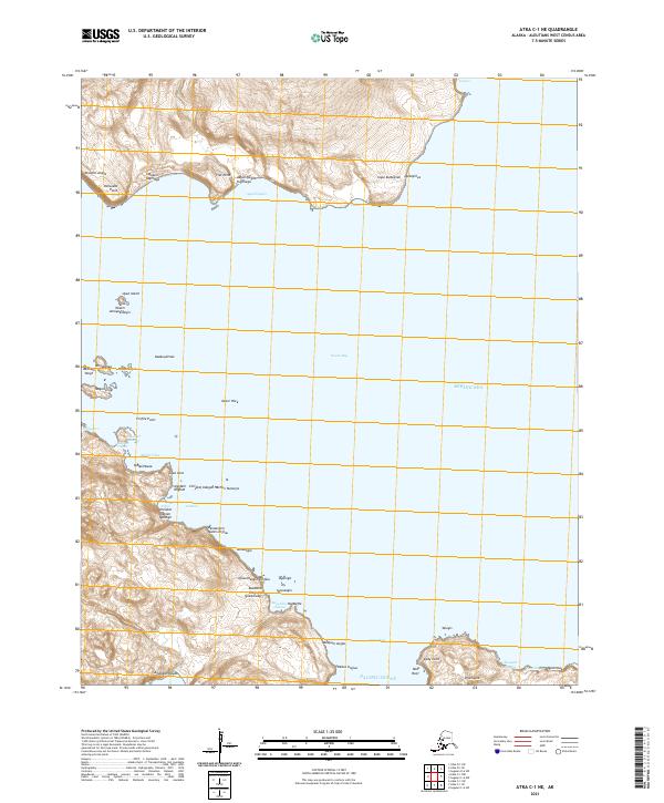 Atka C-1 NE, AK — USGS 7.5-minute topo (2021)
