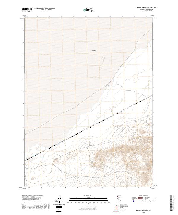 Trego Hot Springs, NV — USGS 7.5-minute topo (2021)