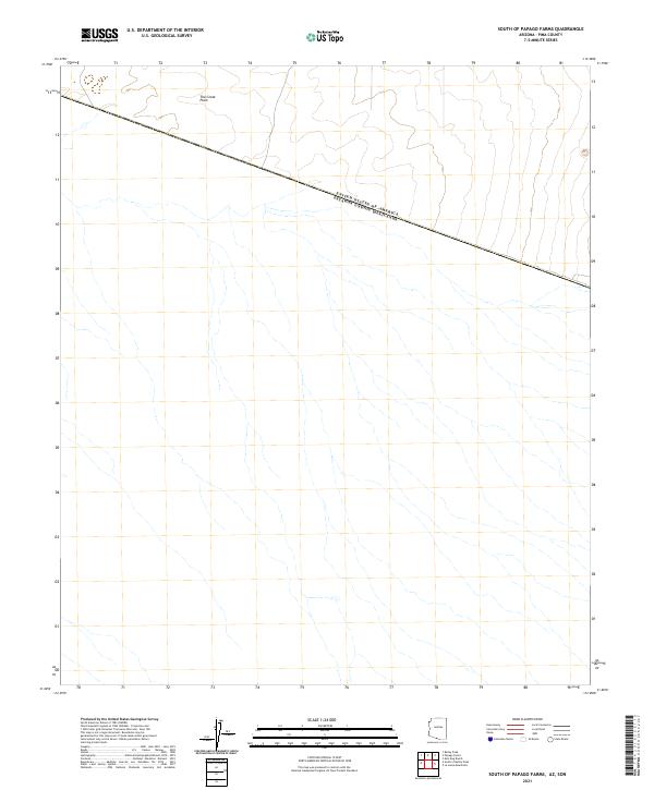 South of Papago Farms, AZ,SON, US — USGS 7.5-minute topo (2021)