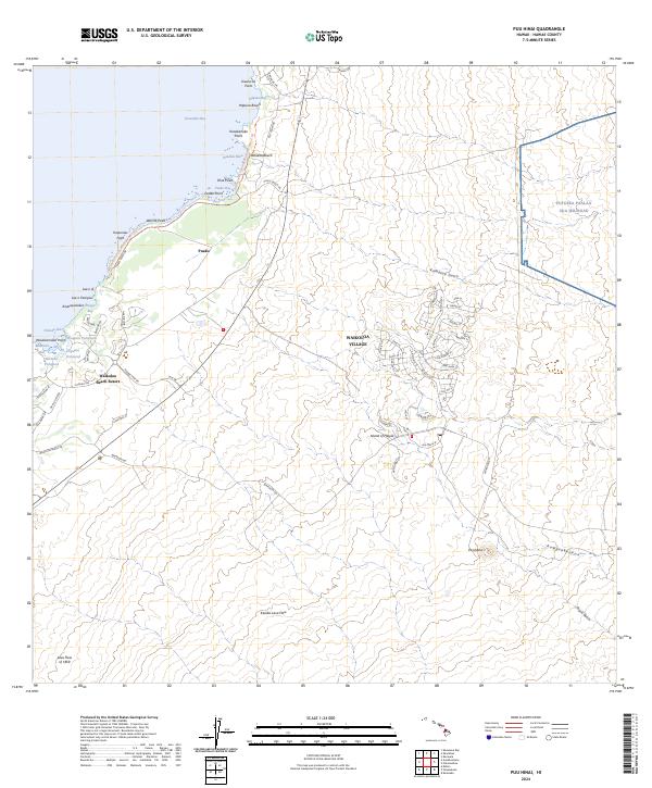 Puu Hinai, HI — USGS 7.5-minute topo (2024)