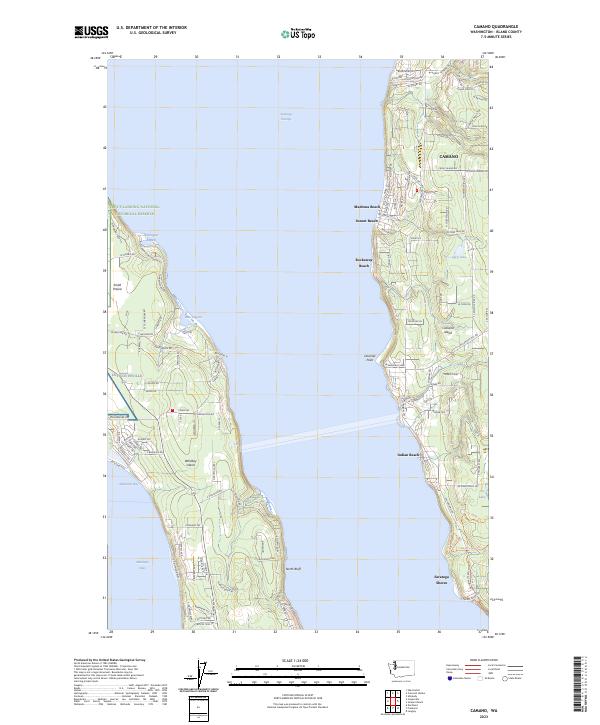 Camano, WA — USGS 7.5-minute topo (2023)