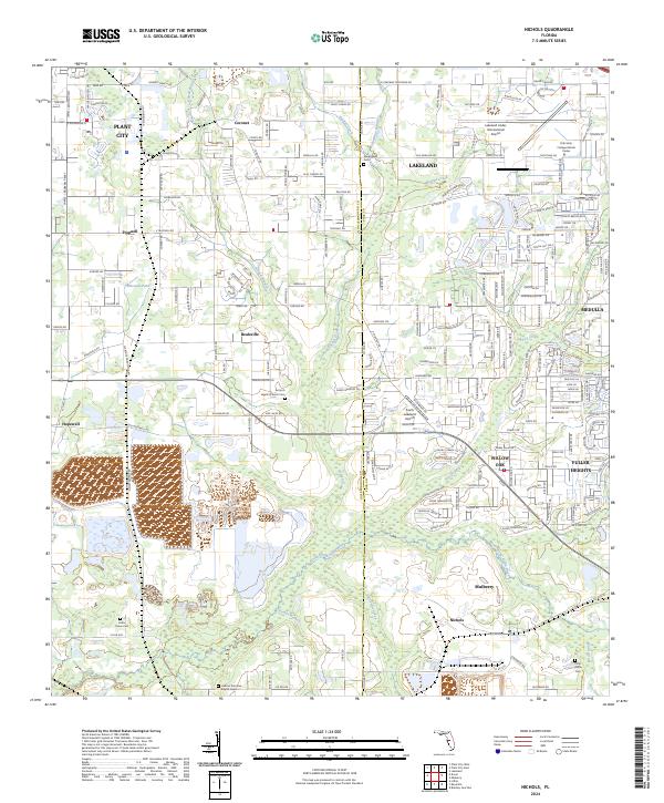 Nichols, FL — USGS 7.5-minute topo (2024)