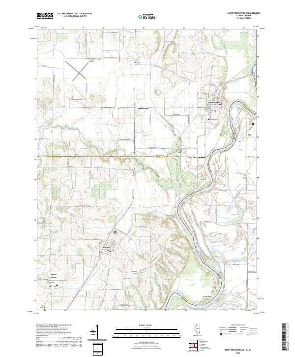 Saint Francisville, IL-IN — USGS 7.5-minute topo (2024)