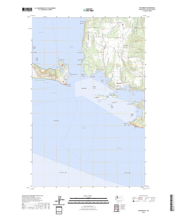 Richardson, WA — USGS 7.5-minute topo (2023)