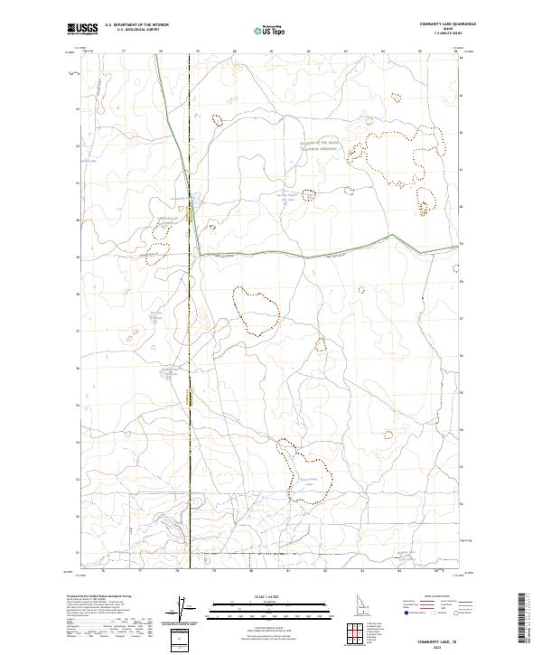 Community Lake, ID — USGS 7.5-minute topo (2023)