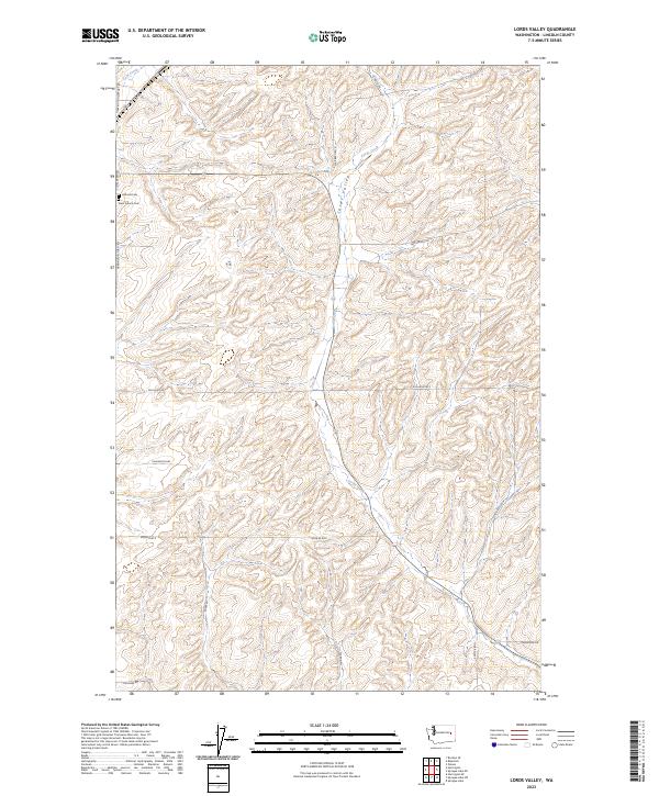 Lords Valley, WA — USGS 7.5-minute topo (2023)