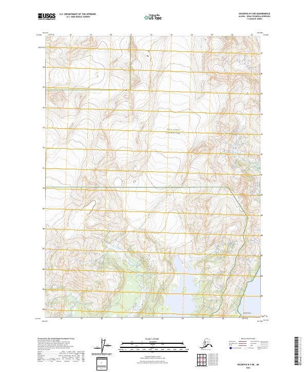Seldovia B-3 NE, AK — USGS 7.5-minute topo (2024)