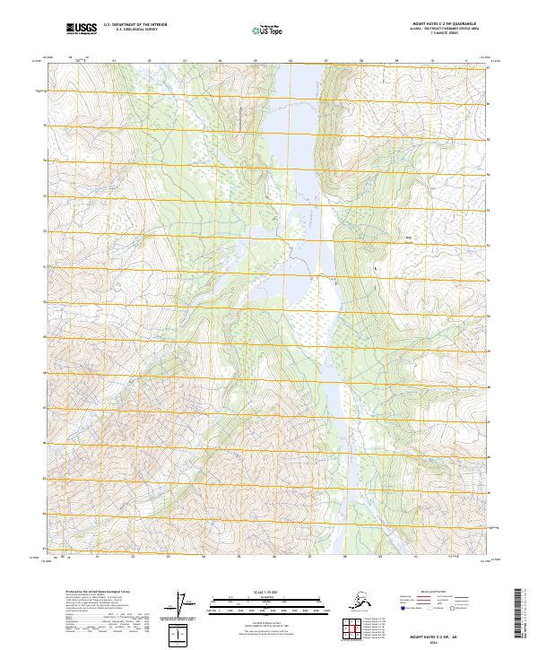 Mount Hayes C-2 SW, AK — USGS 7.5-minute topo (2024)
