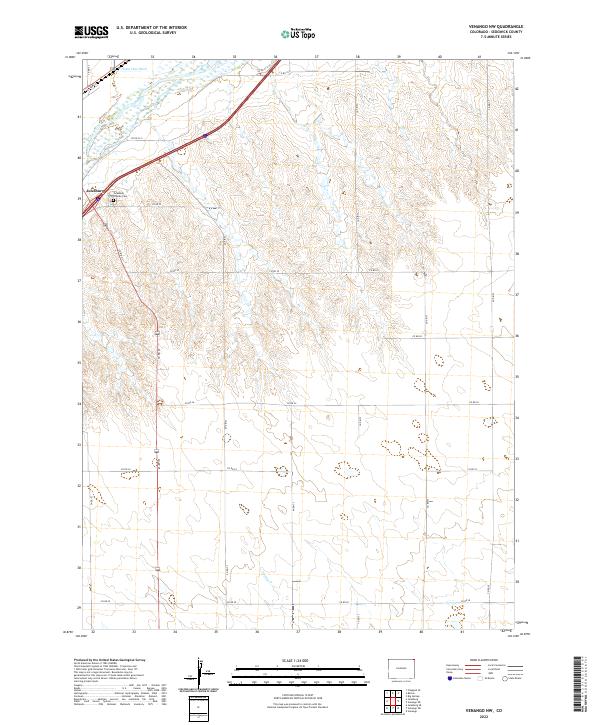 Venango NW, CO — USGS 7.5-minute topo (2022)
