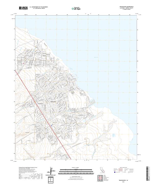 Truckhaven, CA — USGS 7.5-minute topo (2021)