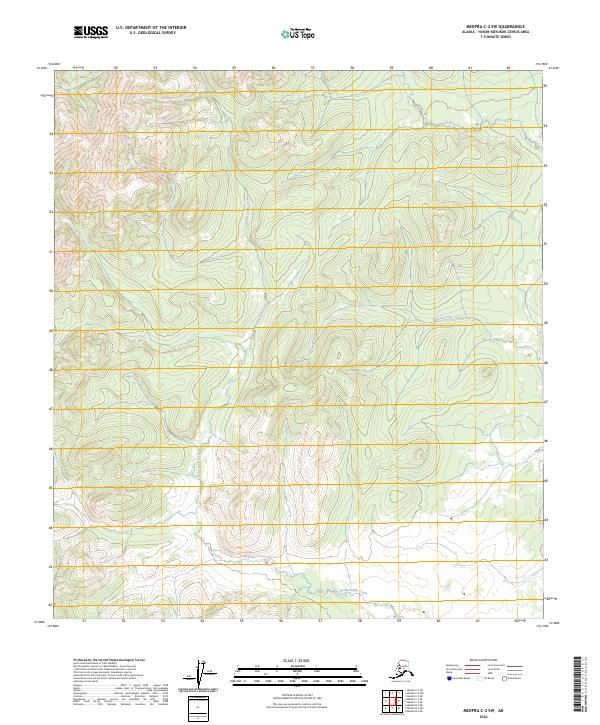 Medfra C-2 SW, AK — USGS 7.5-minute topo (2024)