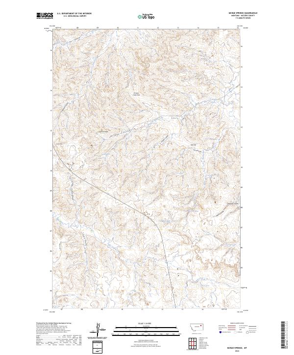 McRae Springs, MT — USGS 7.5-minute topo (2024)