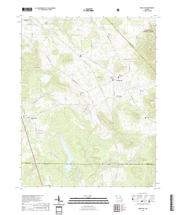Knob Lick, MO — USGS 7.5-minute topo (2021)