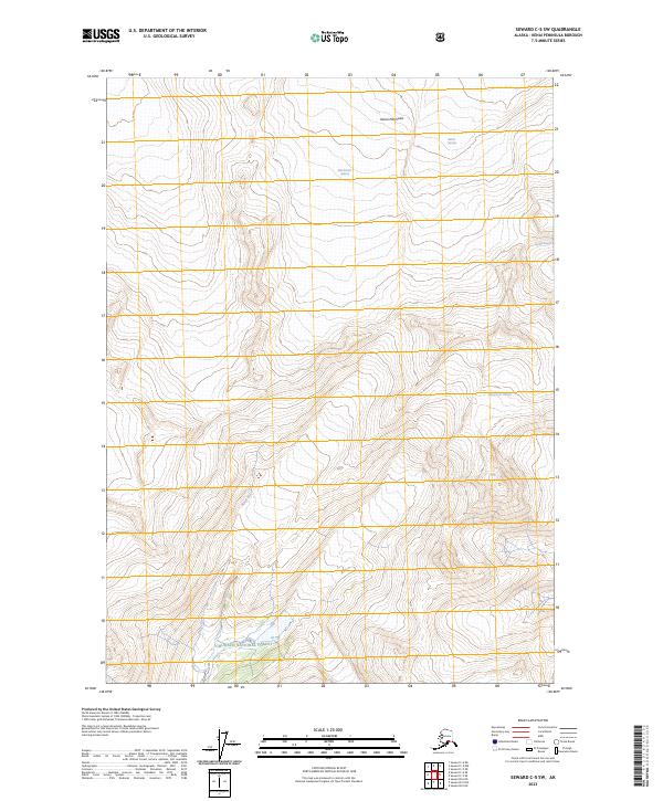 Seward C-5 SW, AK — USGS 7.5-minute topo (2023)