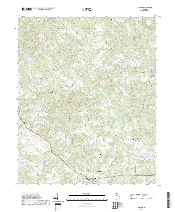 Maysville, GA — USGS 7.5-minute topo (2024)