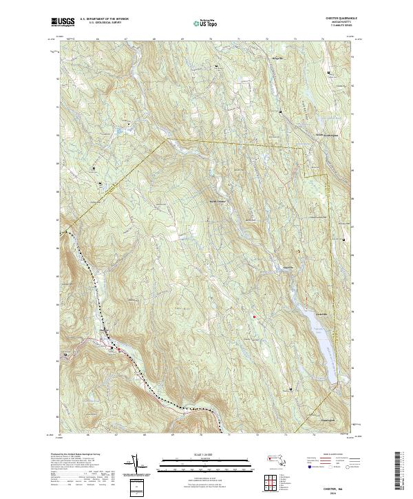 Chester, MA — USGS 7.5-minute topo (2024)