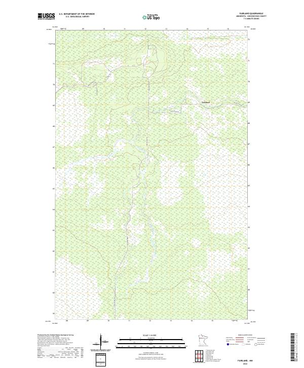 Fairland, MN — USGS 7.5-minute topo (2022)