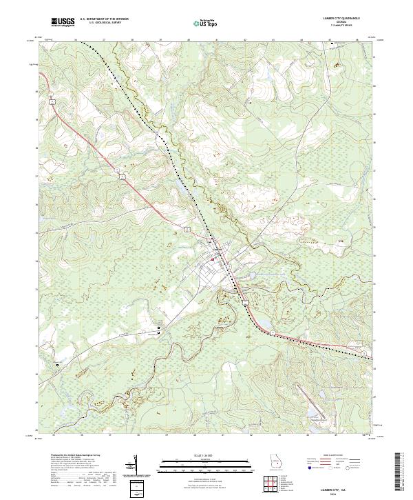 Lumber City, GA — USGS 7.5-minute topo (2024)