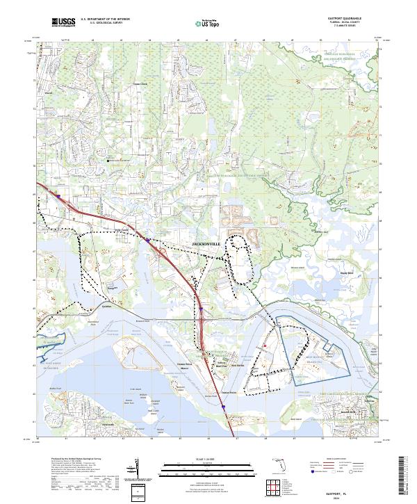 Eastport, FL — USGS 7.5-minute topo (2024)