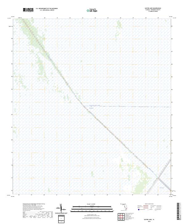Gator Lake, FL — USGS 7.5-minute topo (2024)
