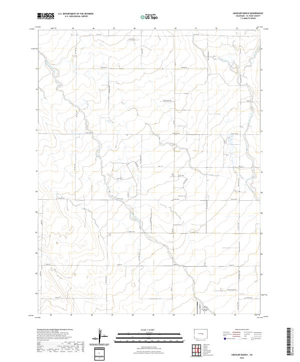 Haegler Ranch, CO — USGS 7.5-minute topo (2022)