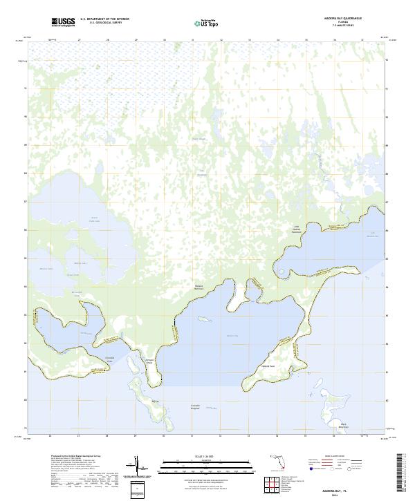 Madeira Bay, FL — USGS 7.5-minute topo (2024)