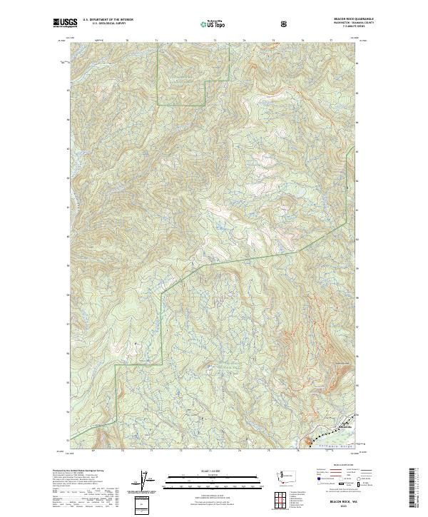 Beacon Rock, WA — USGS 7.5-minute topo (2023)